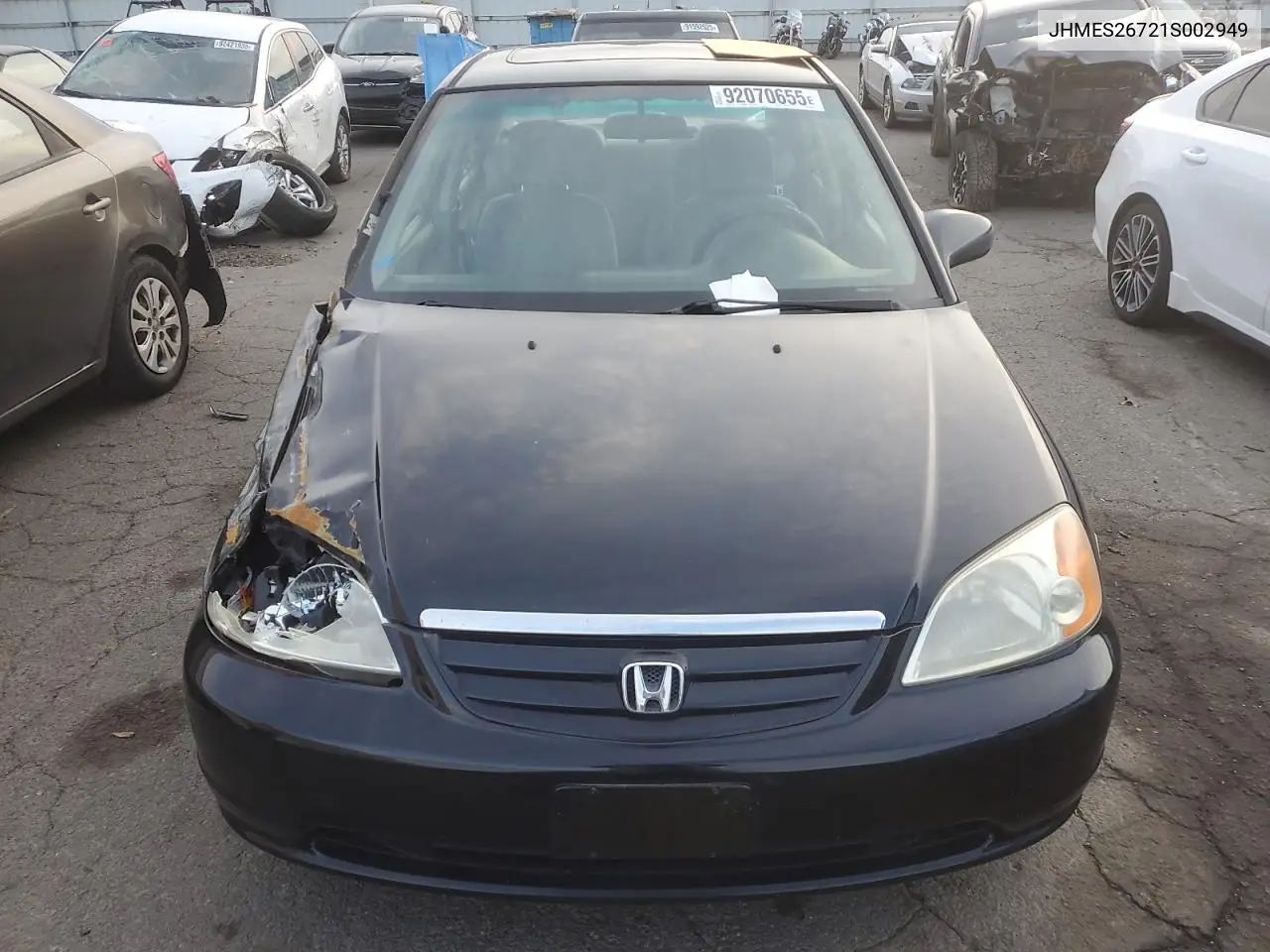 JHMES26721S002949 2001 Honda Civic Ex