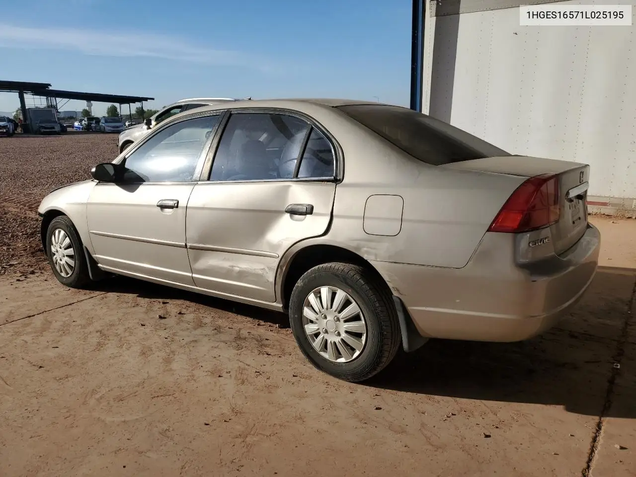 1HGES16571L025195 2001 Honda Civic Lx