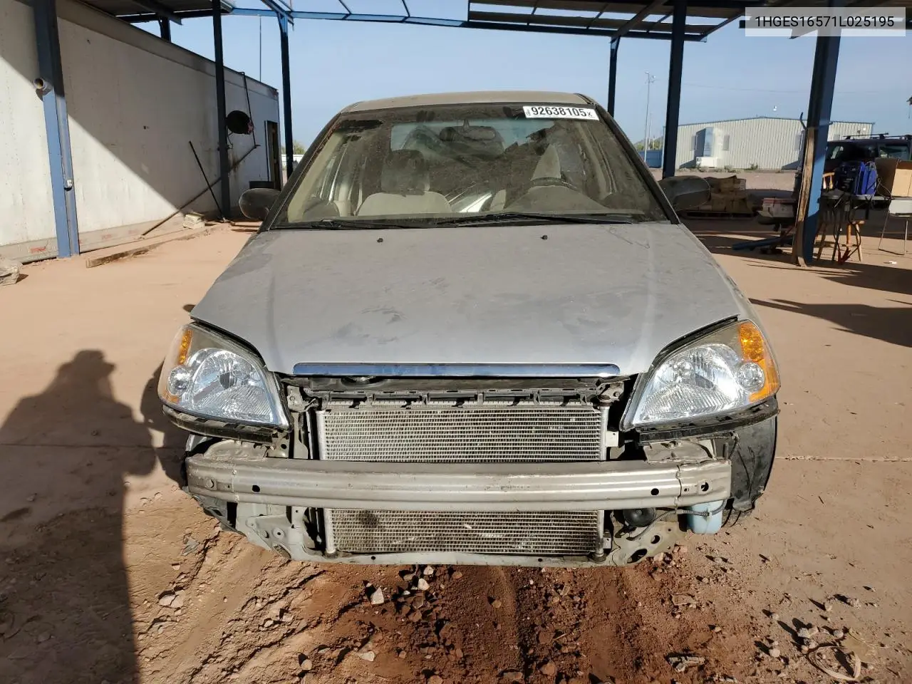 1HGES16571L025195 2001 Honda Civic Lx