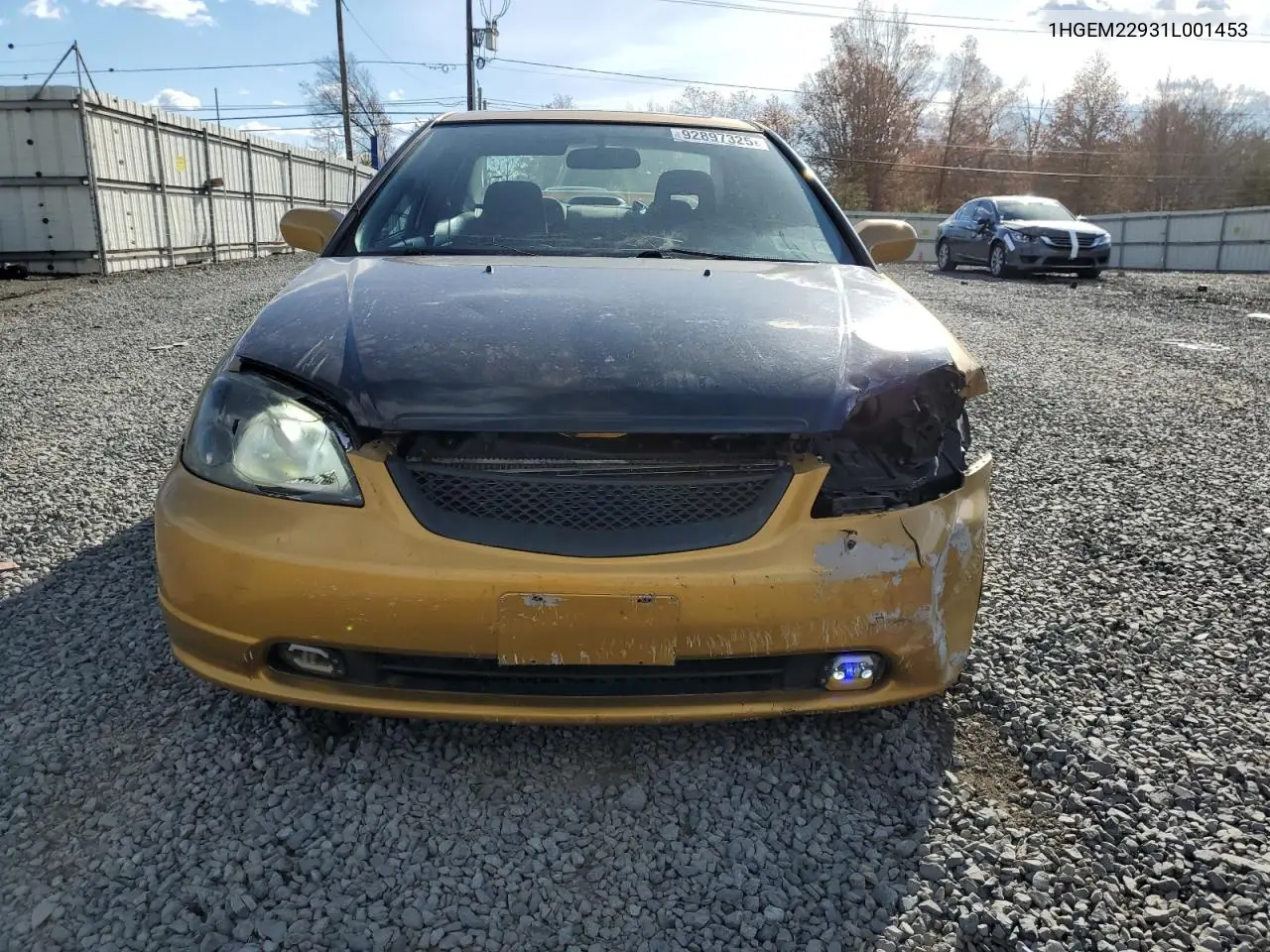 1HGEM22931L001453 2001 Honda Civic Si
