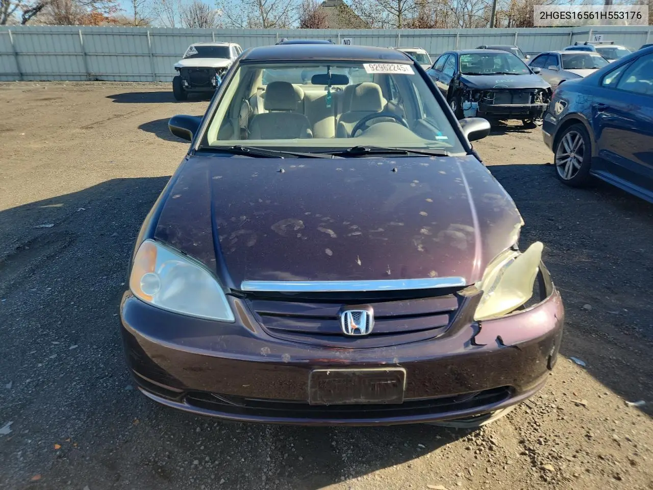 2HGES16561H553176 2001 Honda Civic Lx
