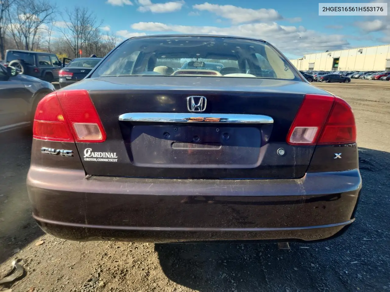 2HGES16561H553176 2001 Honda Civic Lx