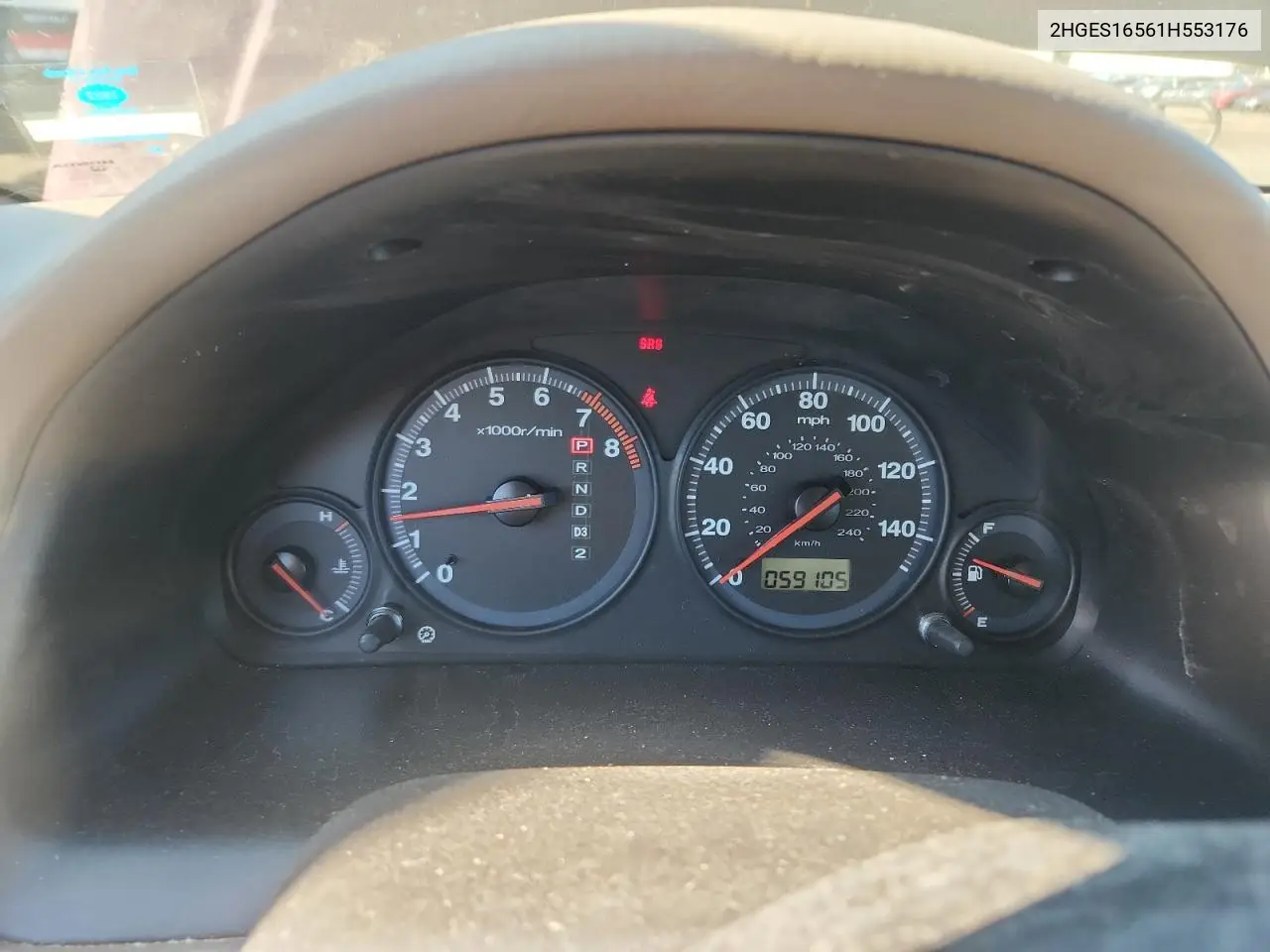 2HGES16561H553176 2001 Honda Civic Lx