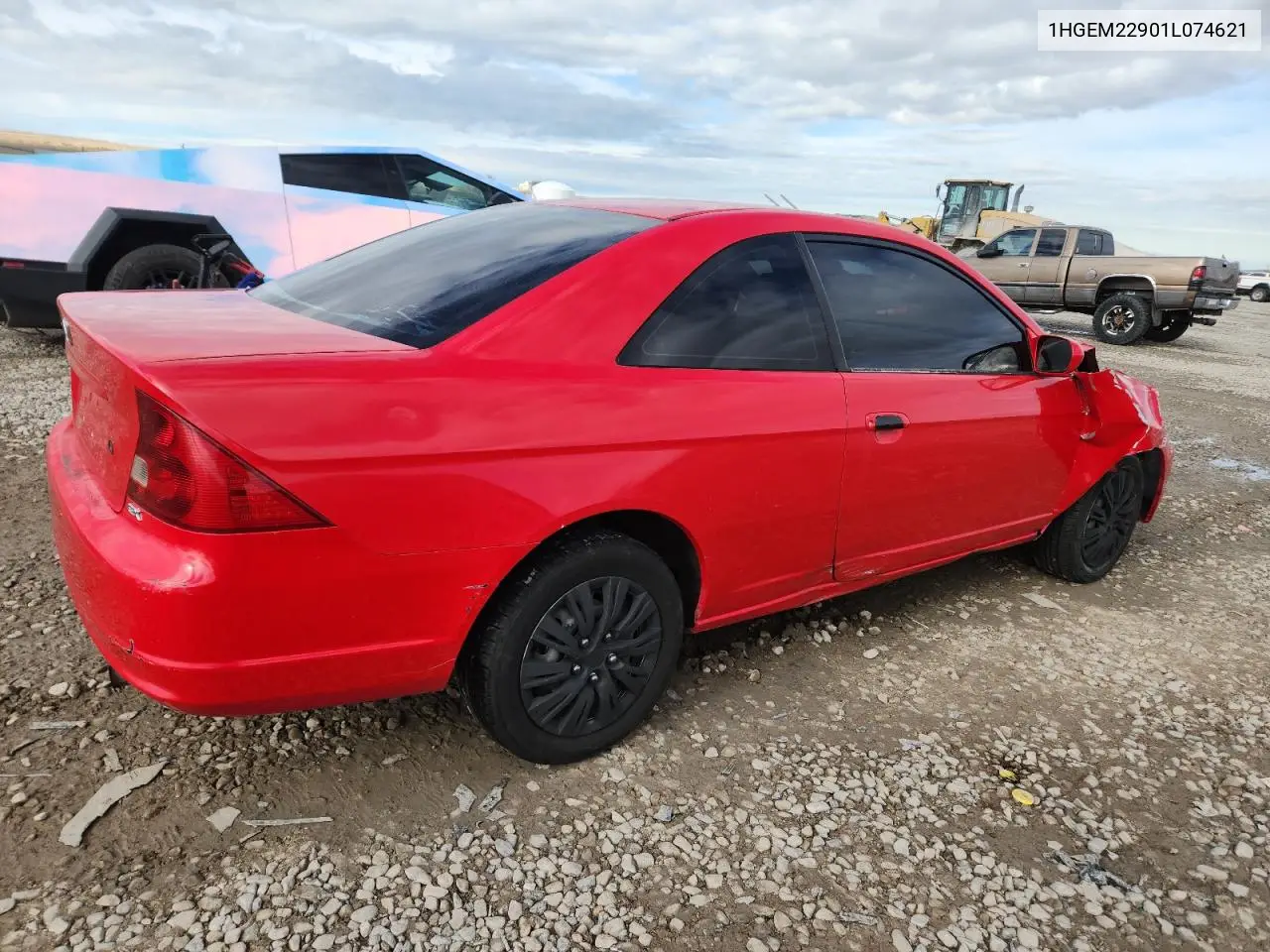 1HGEM22901L074621 2001 Honda Civic Si