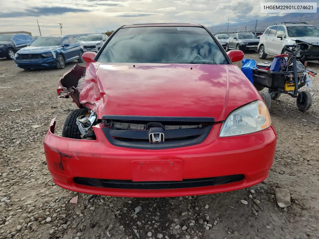 1HGEM22901L074621 2001 Honda Civic Si