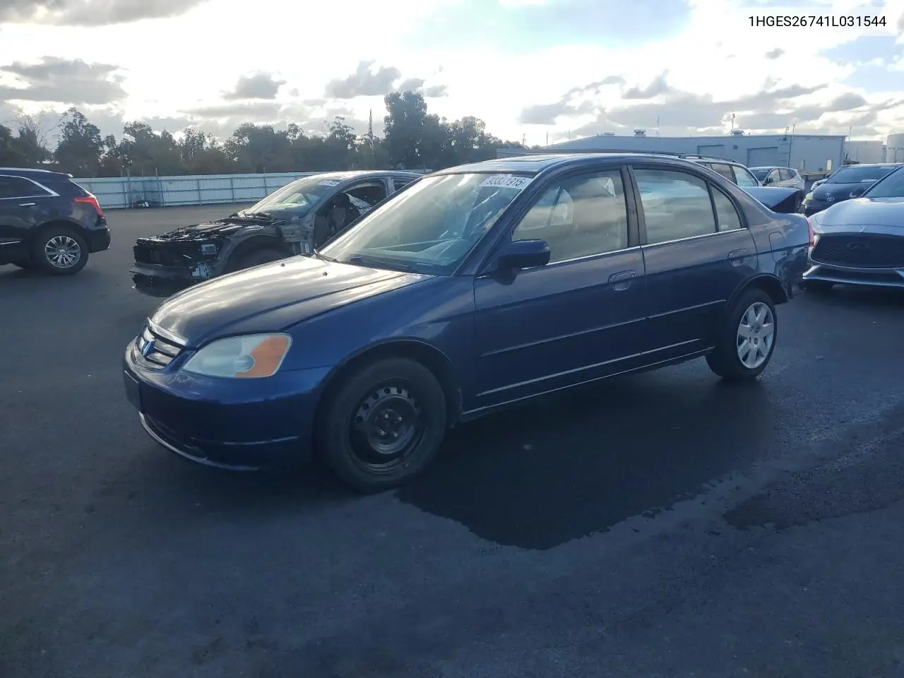 1HGES26741L031544 2001 Honda Civic Ex