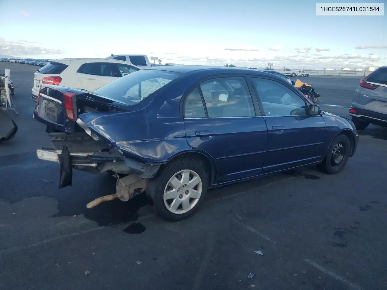 1HGES26741L031544 2001 Honda Civic Ex