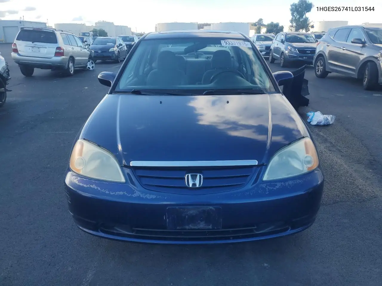 1HGES26741L031544 2001 Honda Civic Ex