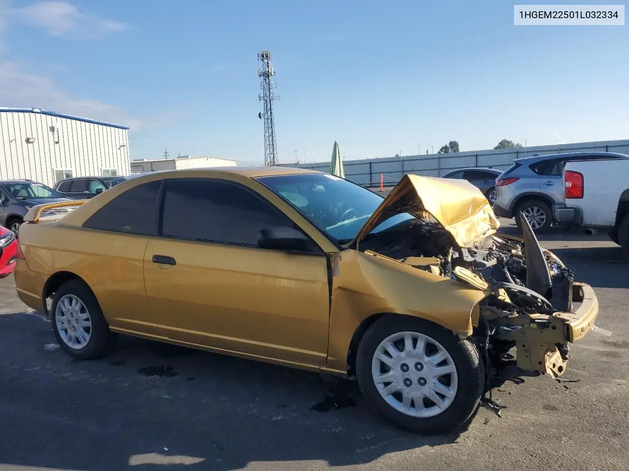 1HGEM22501L032334 2001 Honda Civic Lx
