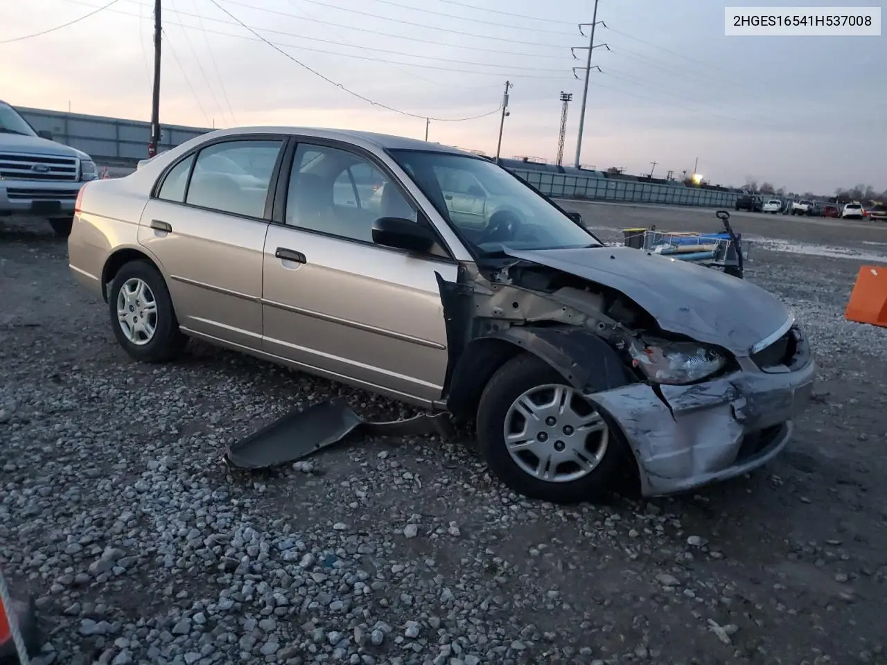 2HGES16541H537008 2001 Honda Civic Lx
