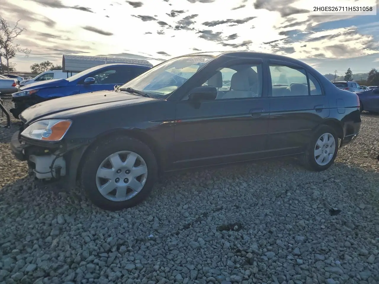 2HGES26711H531058 2001 Honda Civic Ex