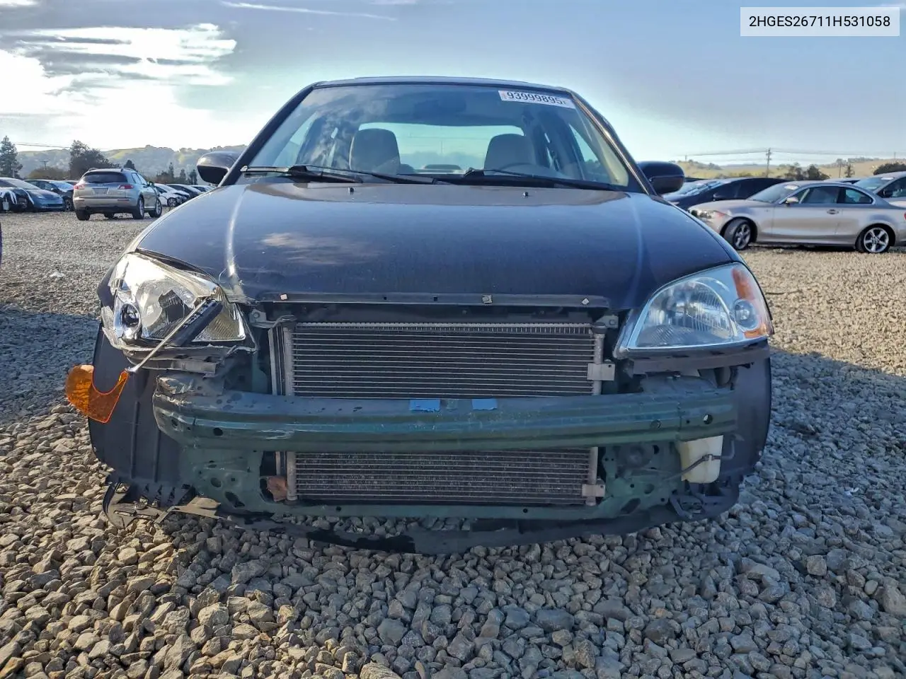 2HGES26711H531058 2001 Honda Civic Ex