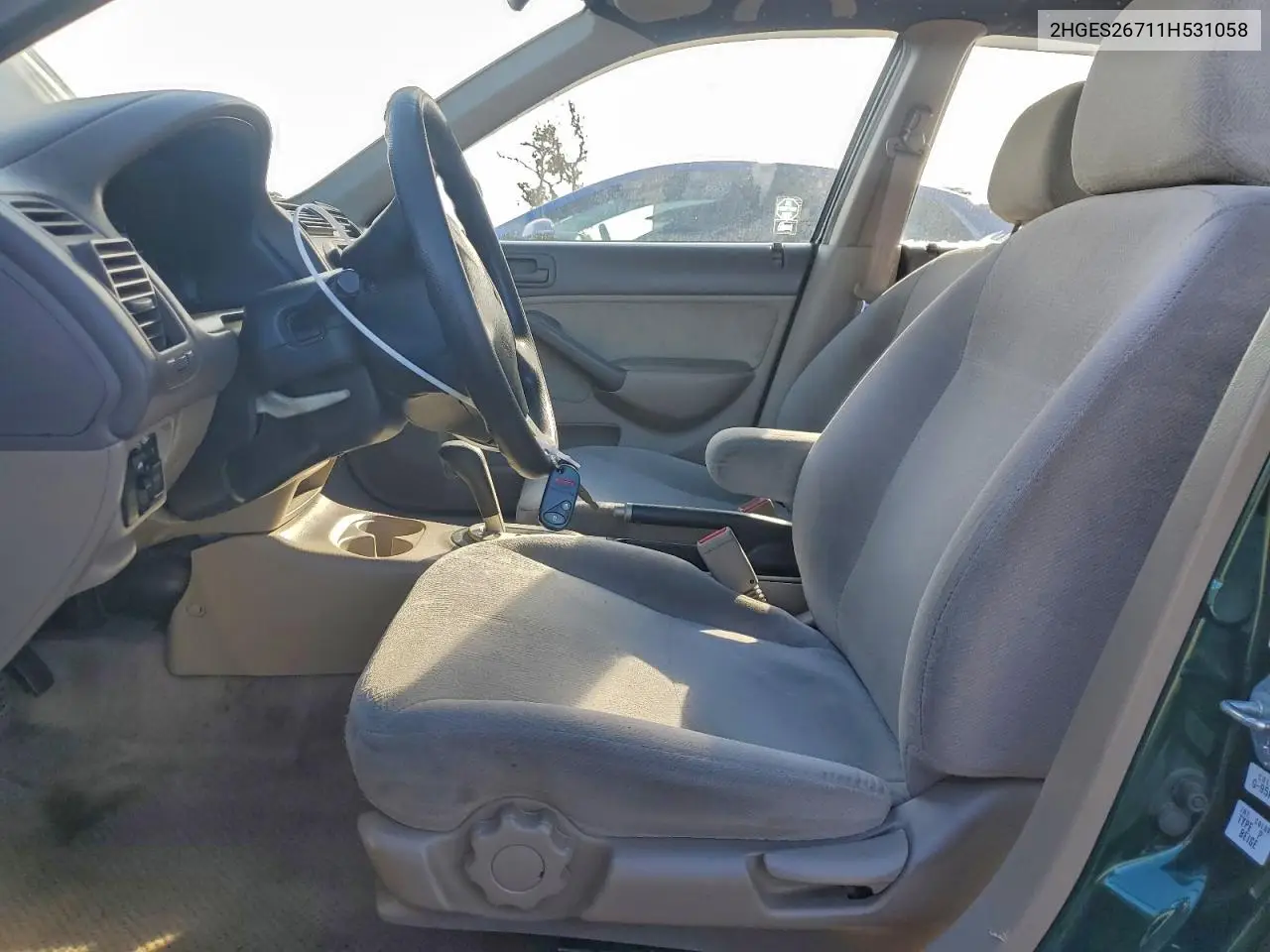 2HGES26711H531058 2001 Honda Civic Ex