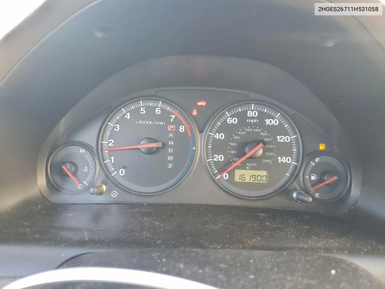 2HGES26711H531058 2001 Honda Civic Ex