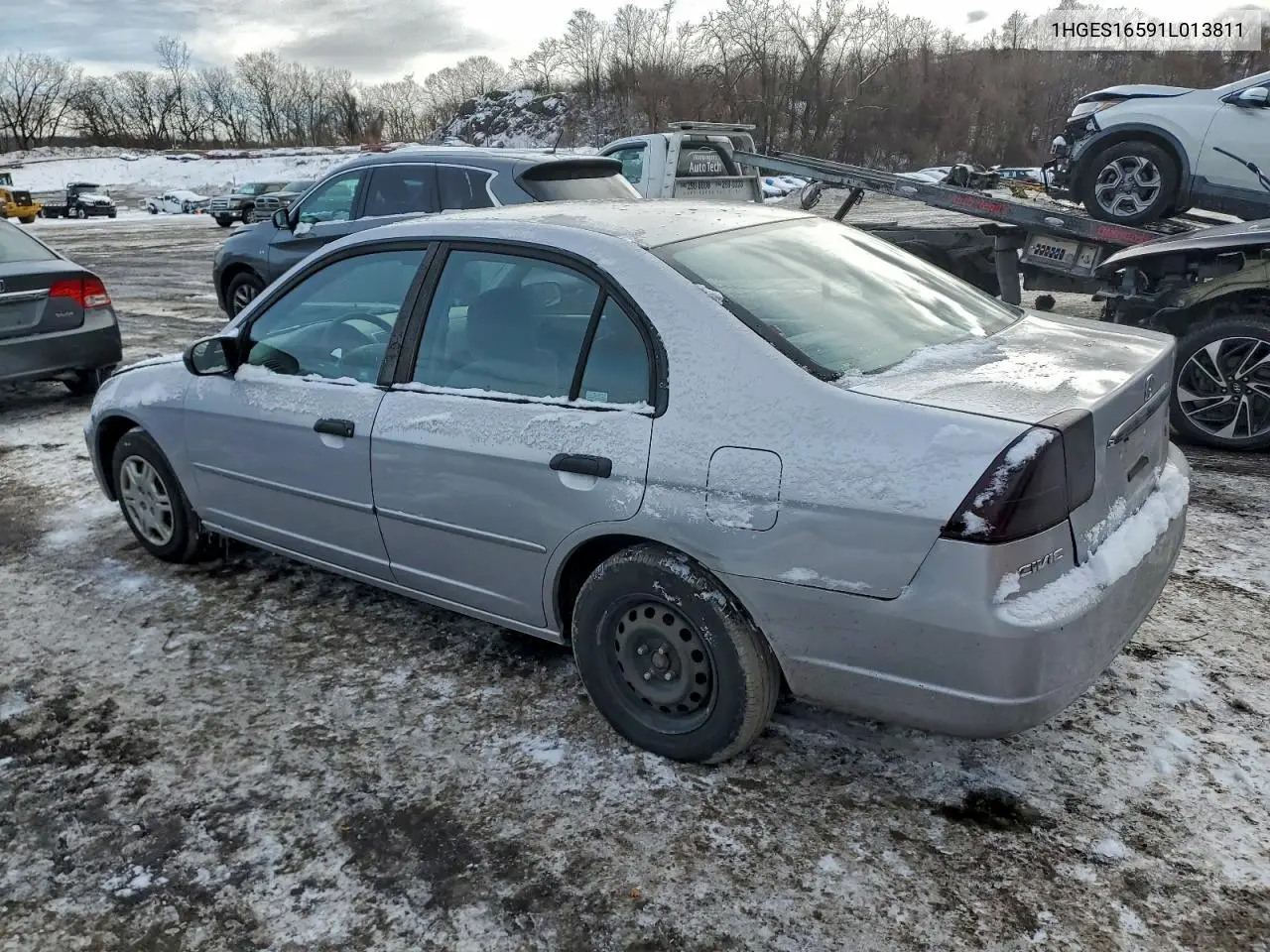 1HGES16591L013811 2001 Honda Civic Lx