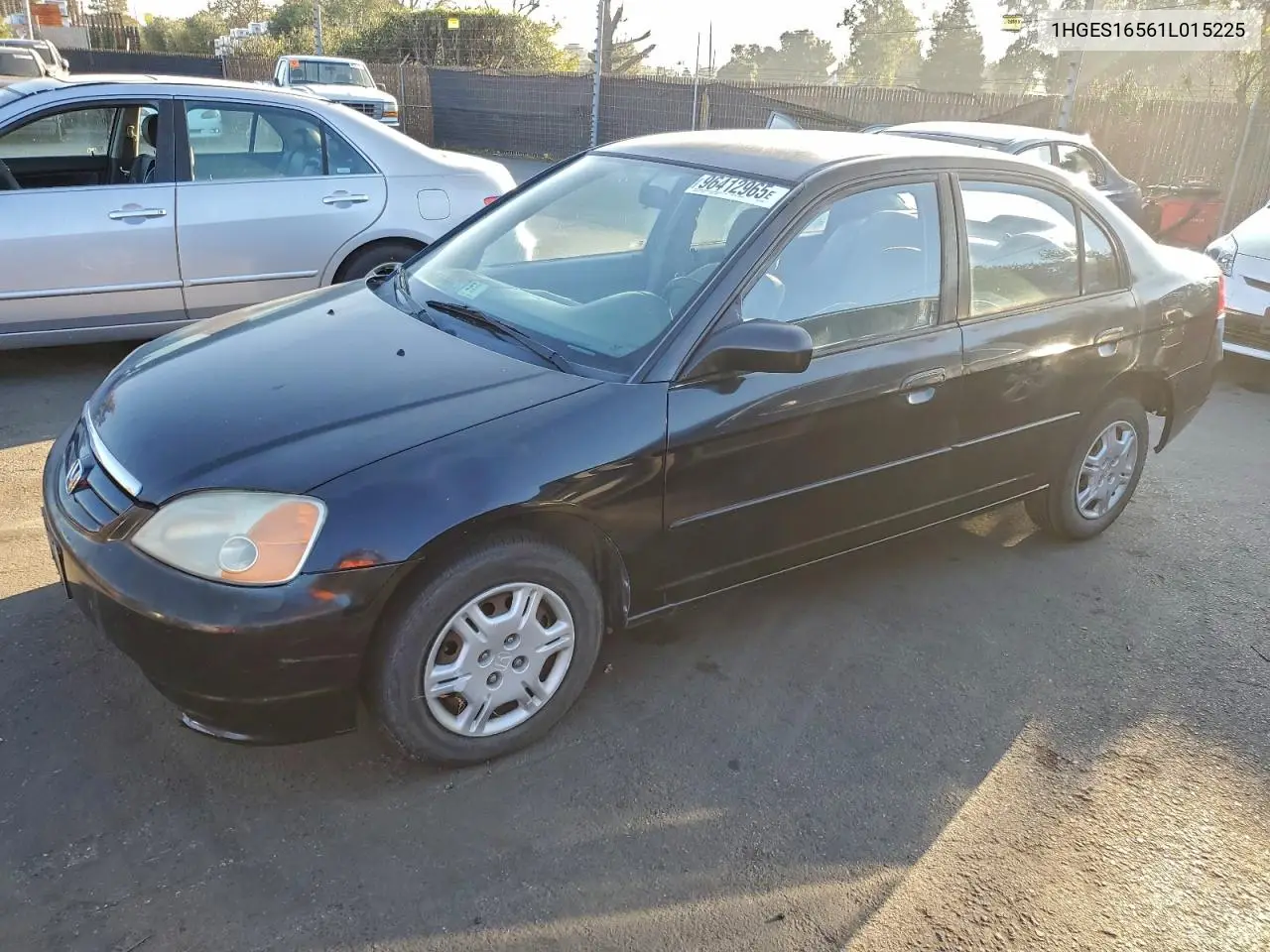 1HGES16561L015225 2001 Honda Civic Lx