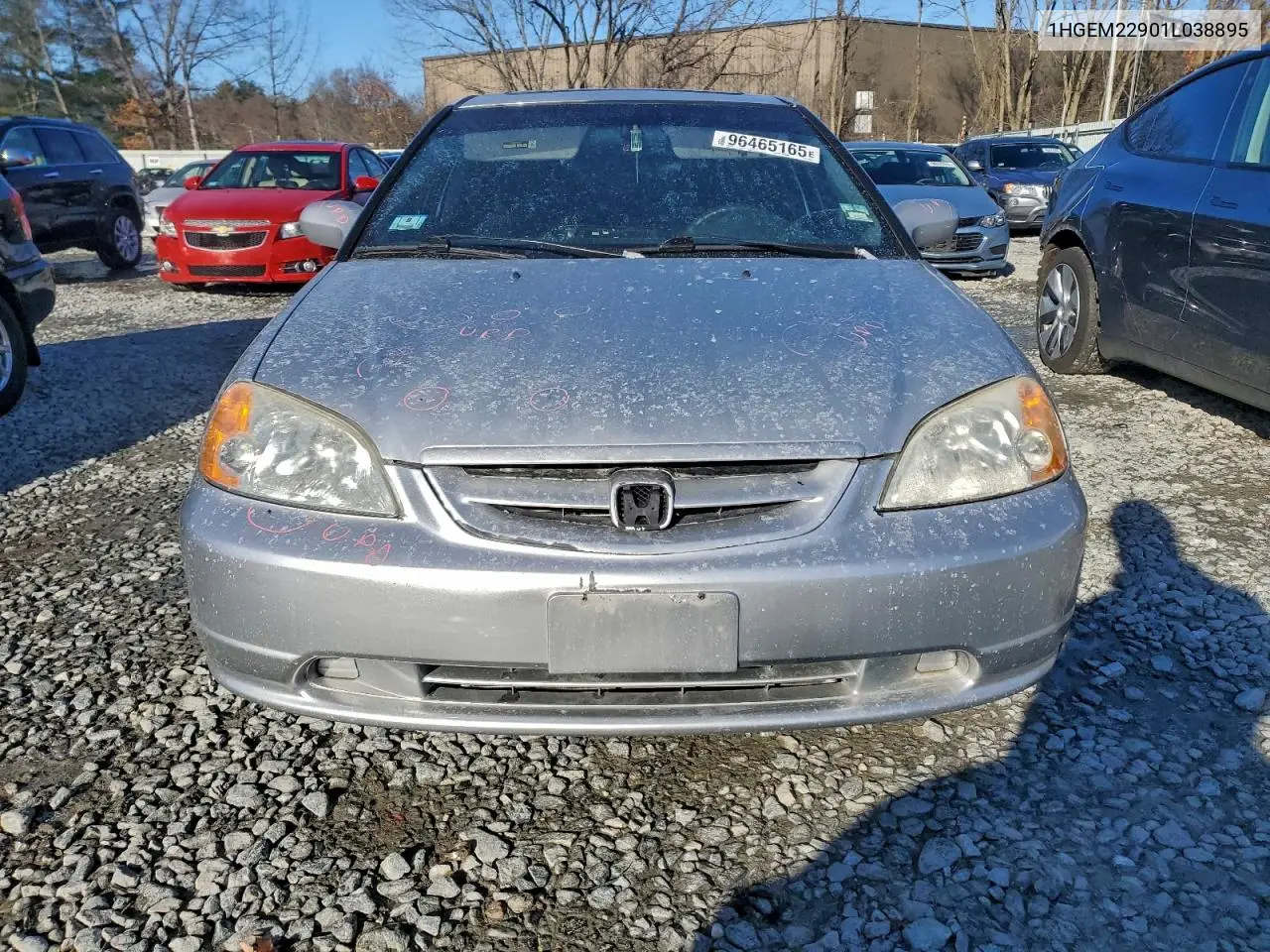 1HGEM22901L038895 2001 Honda Civic Si