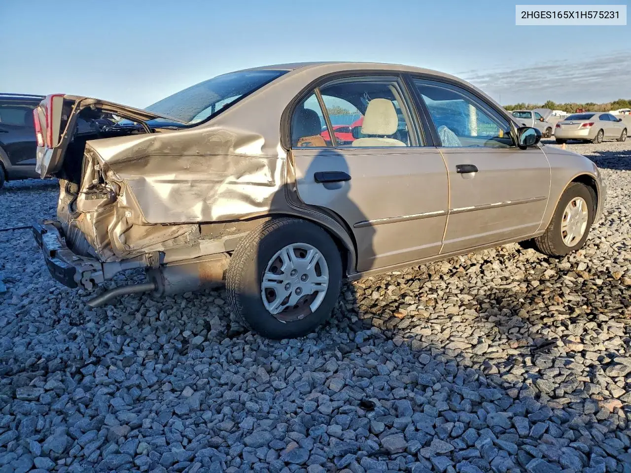 2HGES165X1H575231 2001 Honda Civic Lx