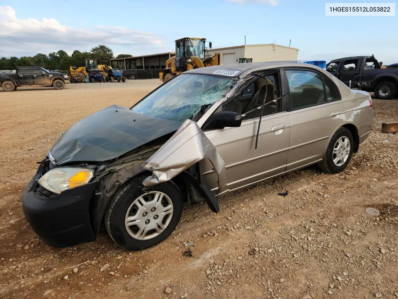 1HGES15512L053822 2002 Honda Civic