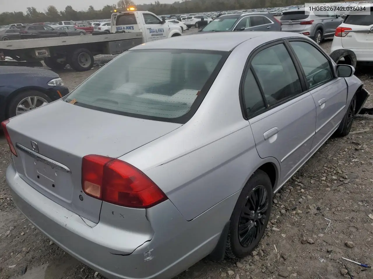 1HGES26742L036034 2002 Honda Civic Ex