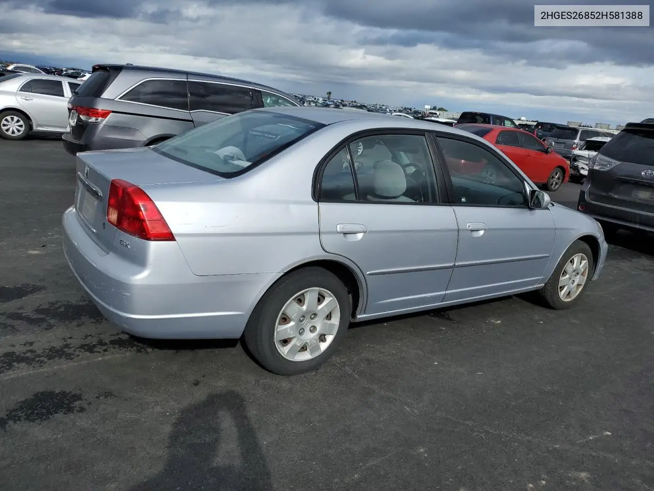2HGES26852H581388 2002 Honda Civic Ex