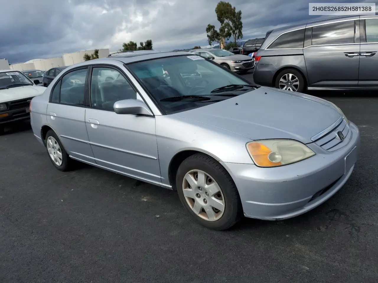 2HGES26852H581388 2002 Honda Civic Ex