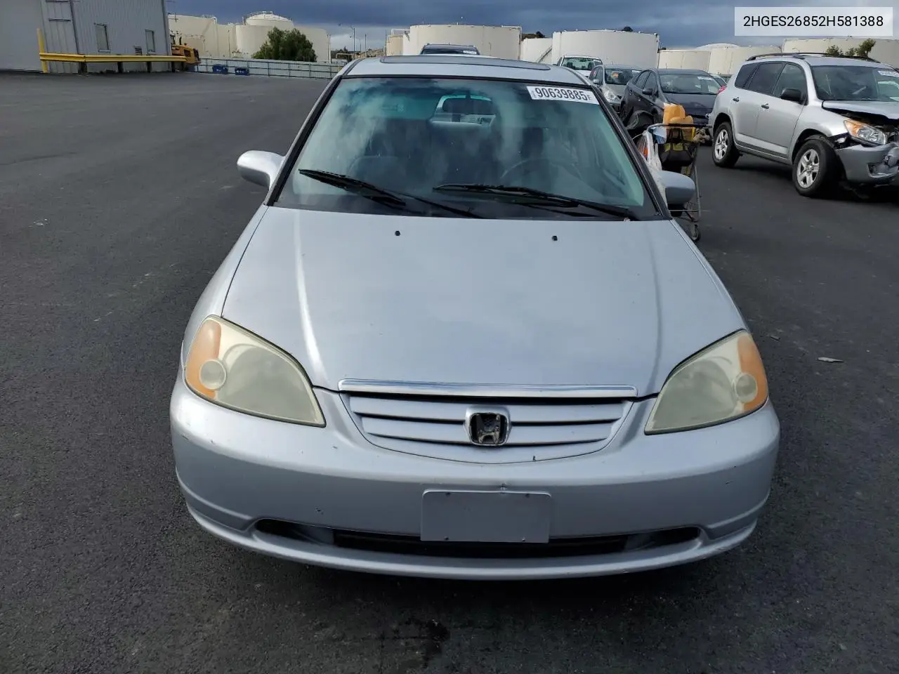 2HGES26852H581388 2002 Honda Civic Ex