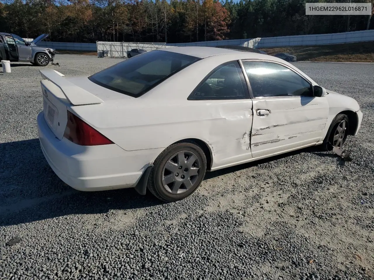 1HGEM22962L016871 2002 Honda Civic Ex