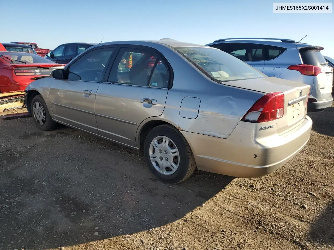 JHMES165X2S001414 2002 Honda Civic Lx