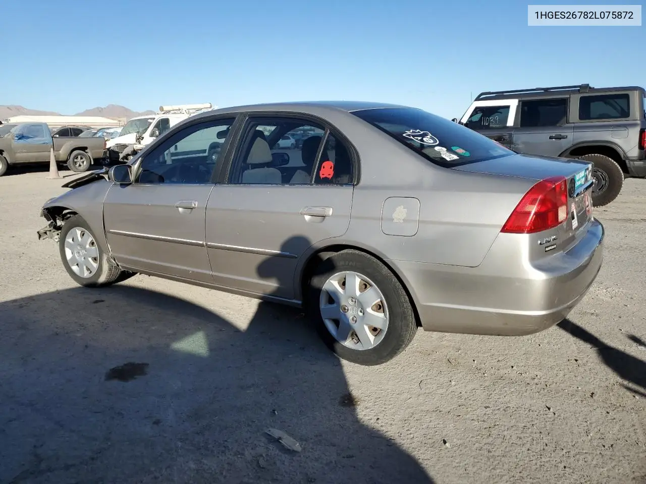 1HGES26782L075872 2002 Honda Civic Ex