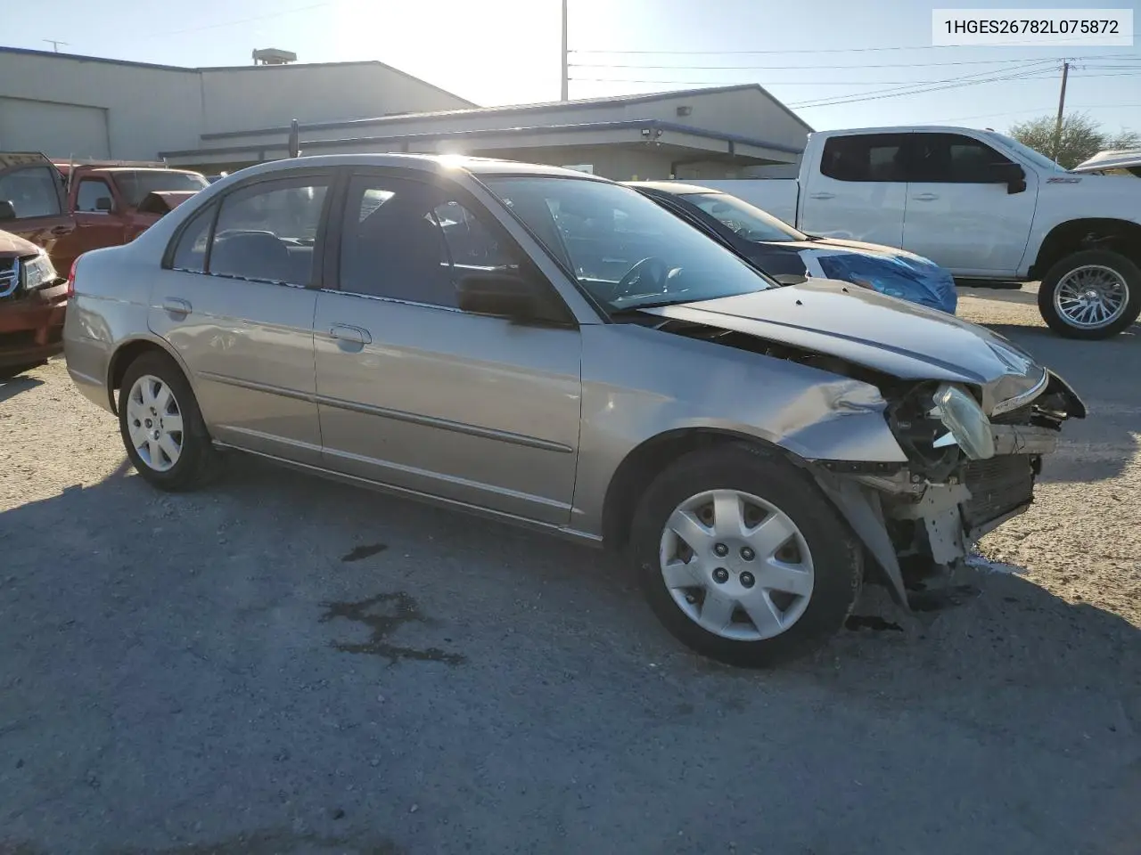 1HGES26782L075872 2002 Honda Civic Ex