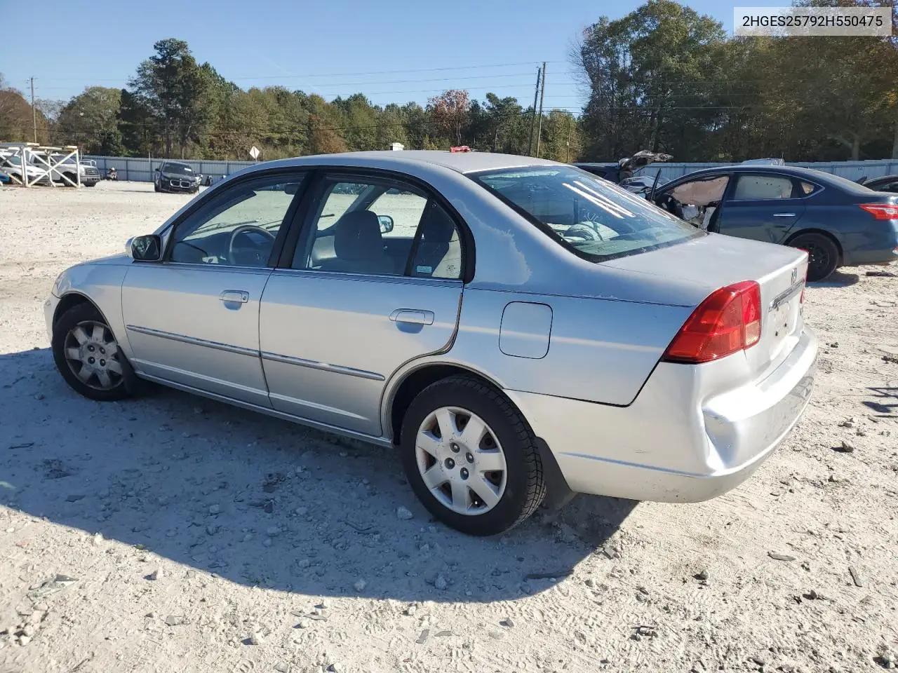 2HGES25792H550475 2002 Honda Civic Ex