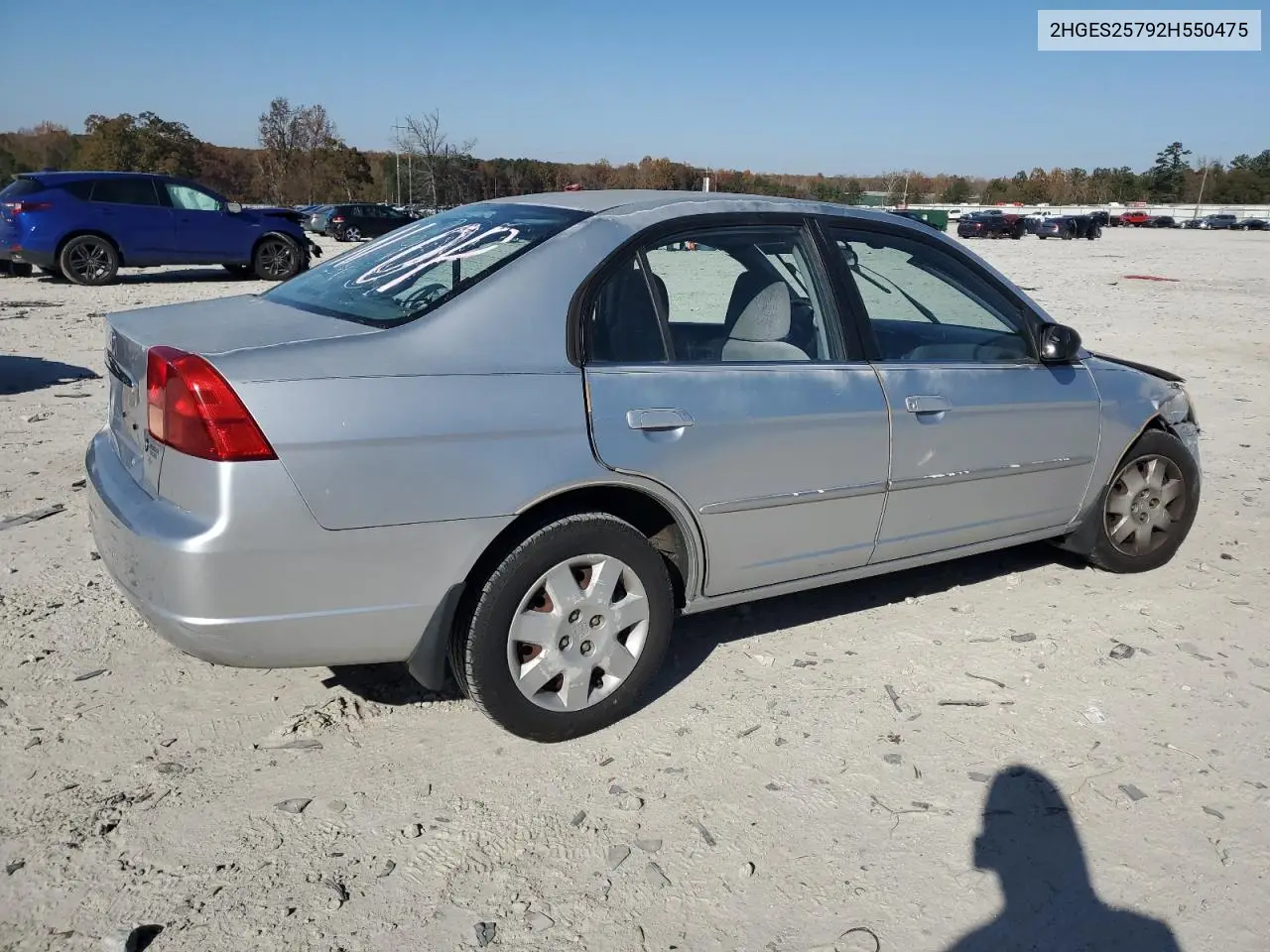 2HGES25792H550475 2002 Honda Civic Ex