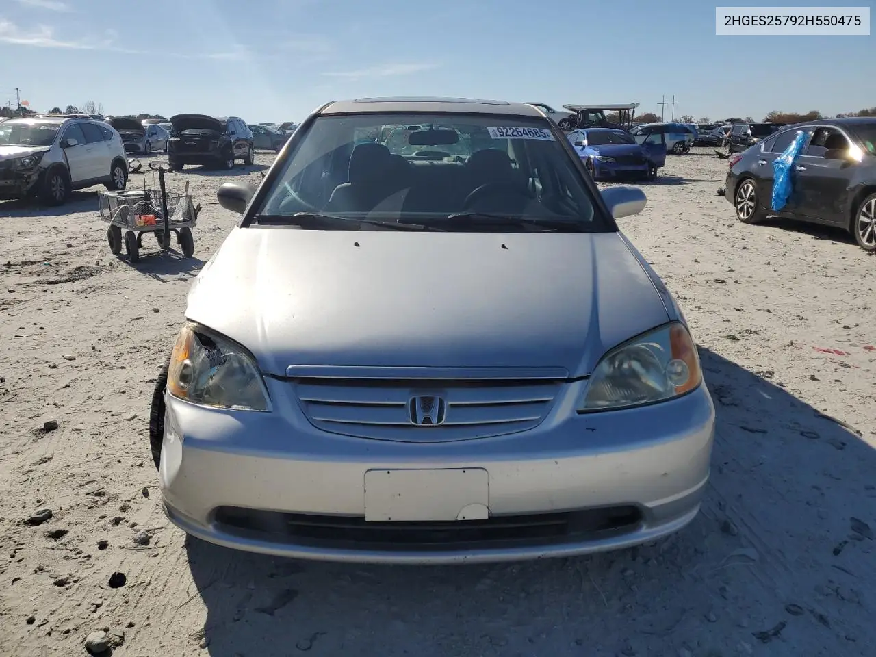 2HGES25792H550475 2002 Honda Civic Ex