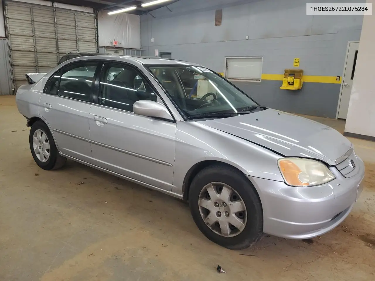 1HGES26722L075284 2002 Honda Civic Ex