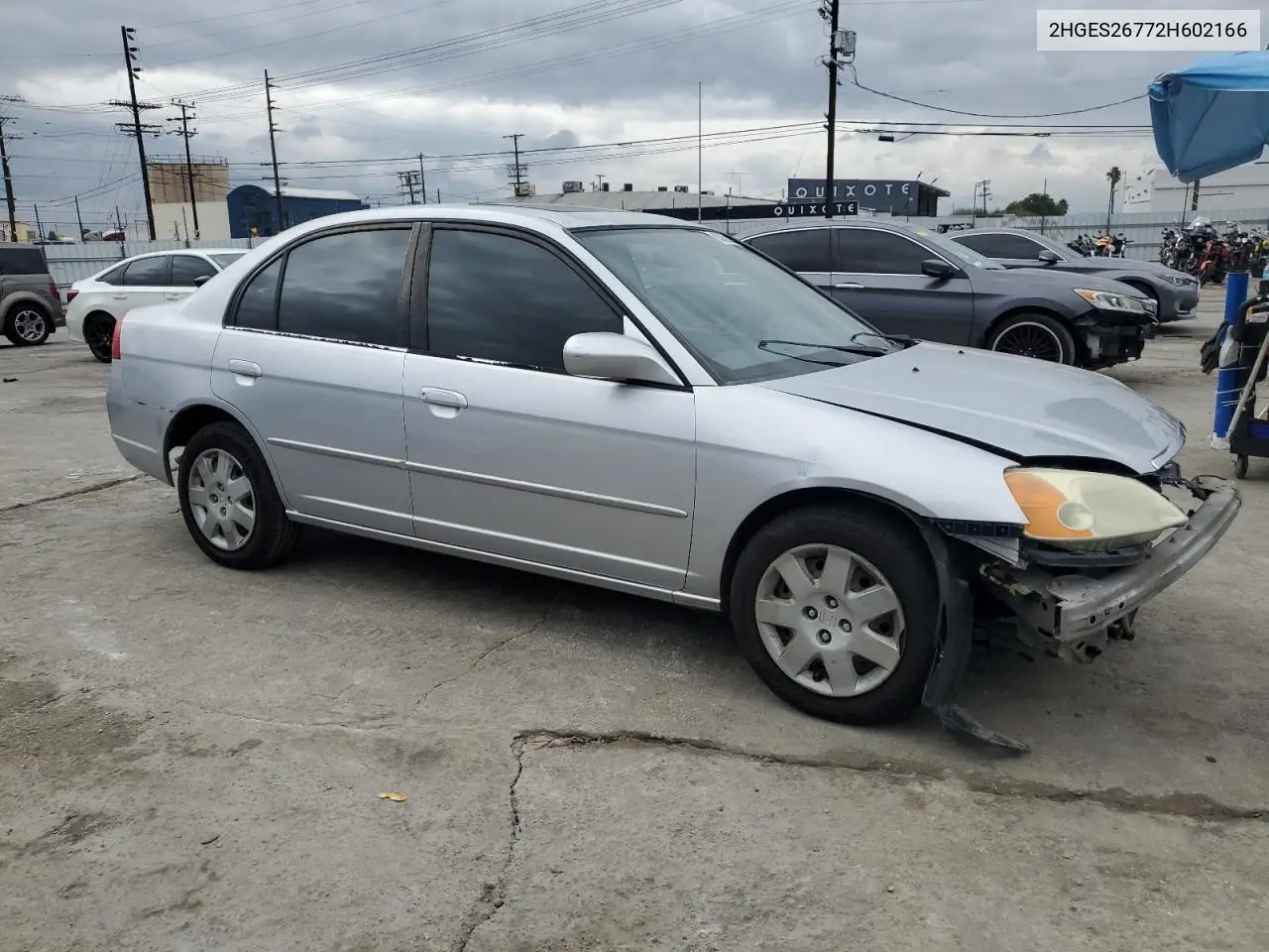 2HGES26772H602166 2002 Honda Civic Ex