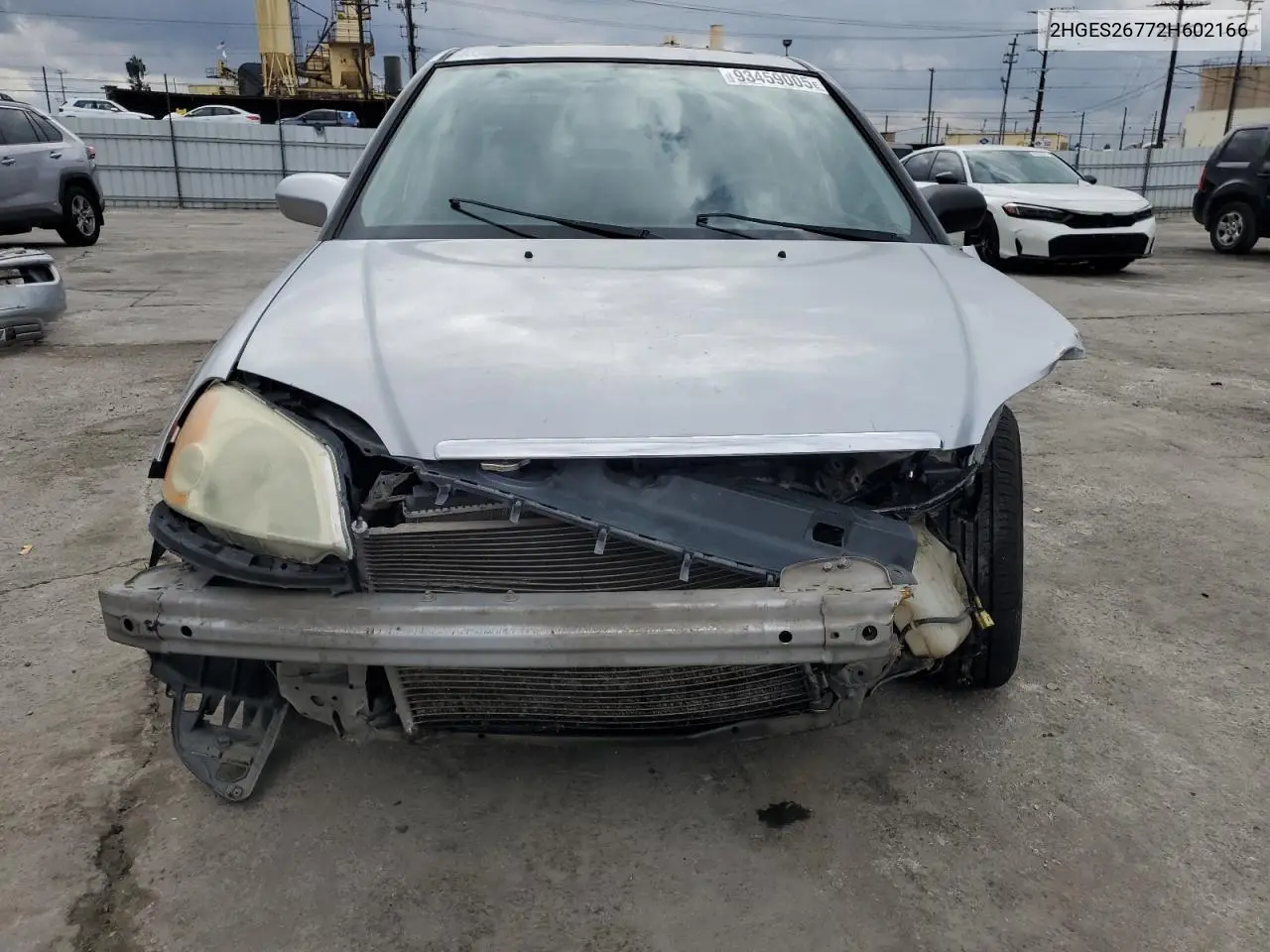 2HGES26772H602166 2002 Honda Civic Ex