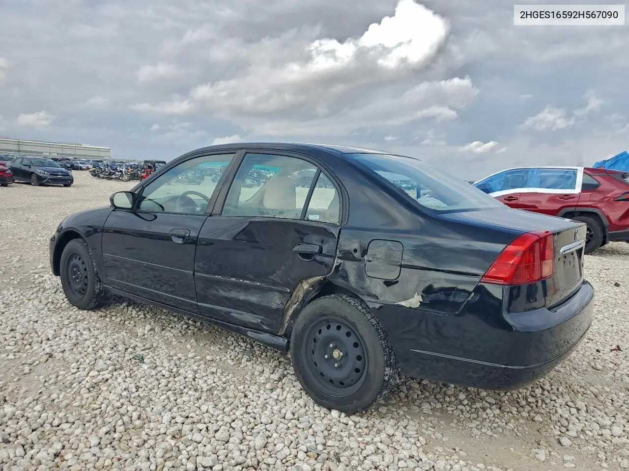 2HGES16592H567090 2002 Honda Civic Lx