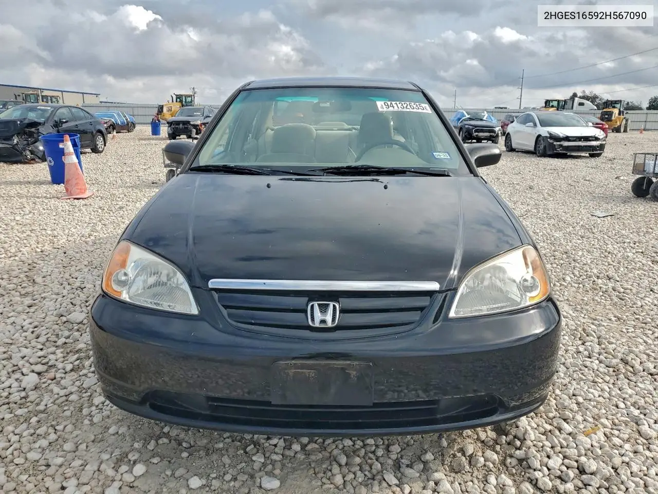 2HGES16592H567090 2002 Honda Civic Lx