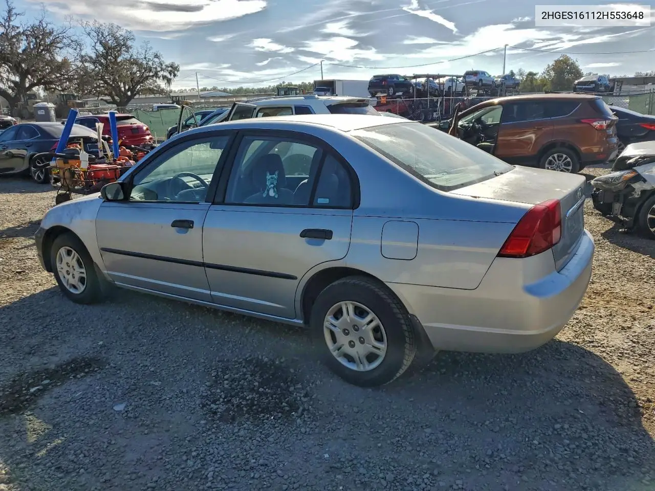 2HGES16112H553648 2002 Honda Civic Dx