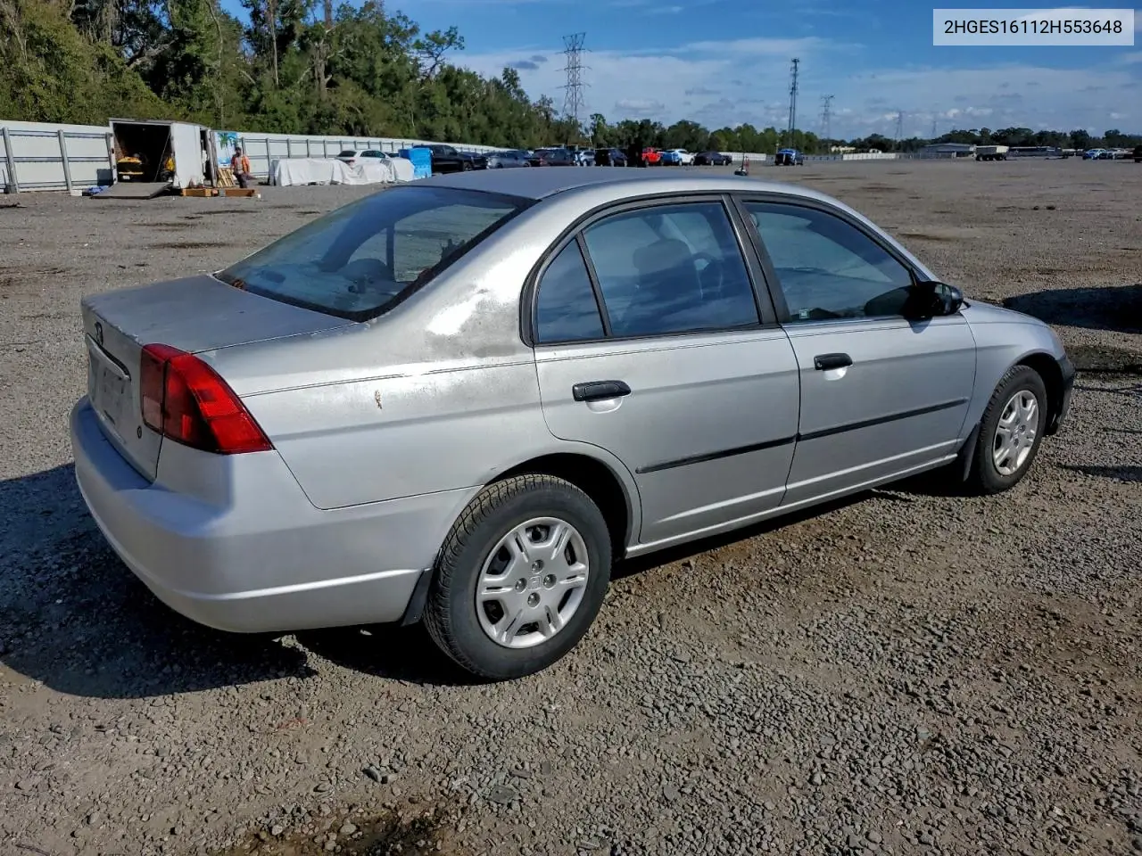 2HGES16112H553648 2002 Honda Civic Dx