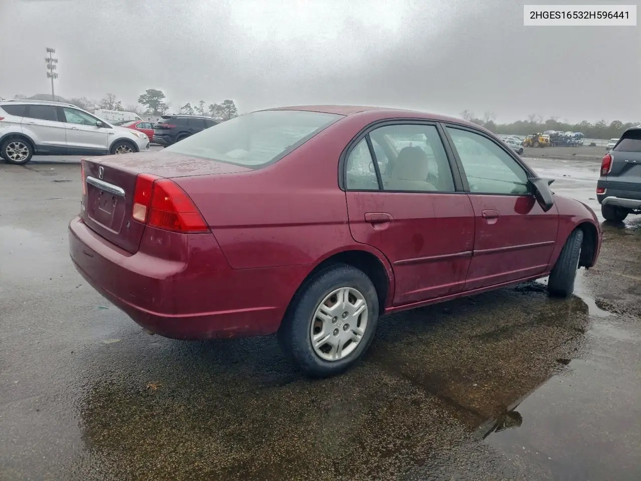 2HGES16532H596441 2002 Honda Civic Lx