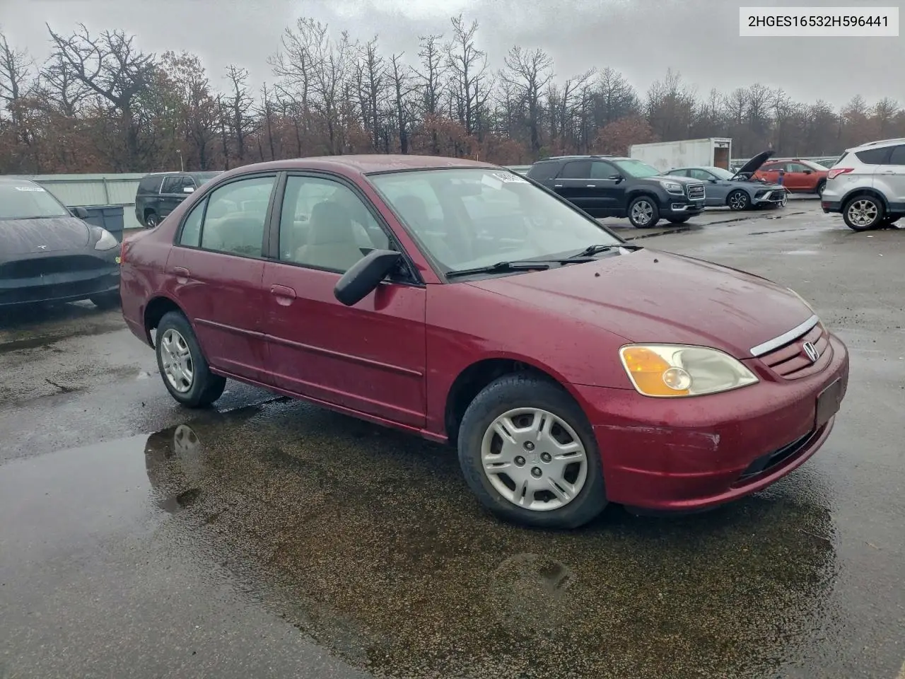 2HGES16532H596441 2002 Honda Civic Lx