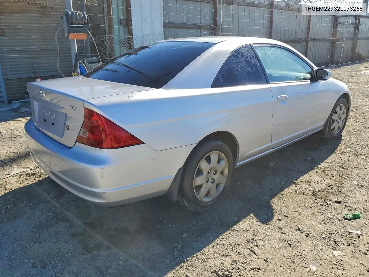 1HGEM22932L073268 2002 Honda Civic Ex