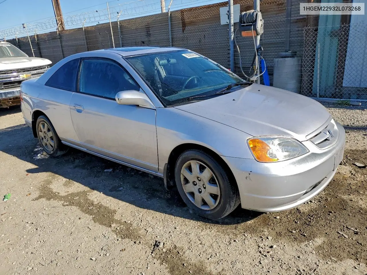 1HGEM22932L073268 2002 Honda Civic Ex
