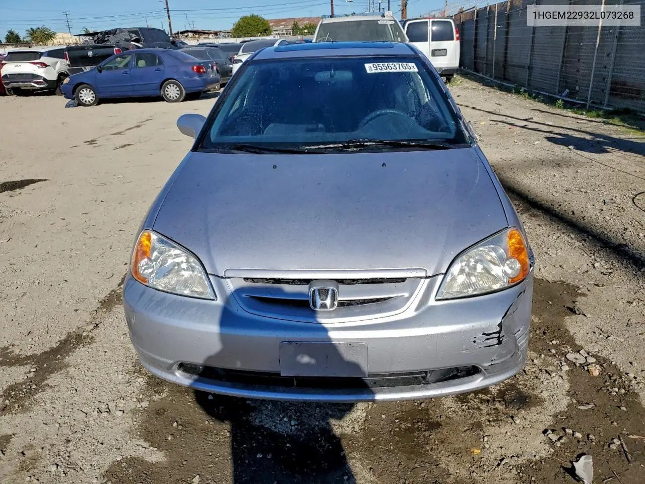 1HGEM22932L073268 2002 Honda Civic Ex