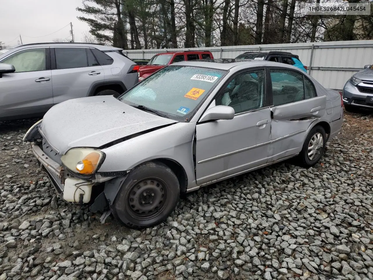 1HGES26842L045454 2002 Honda Civic Ex
