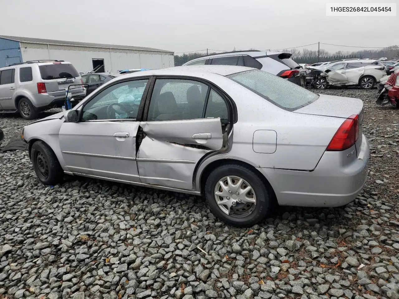 1HGES26842L045454 2002 Honda Civic Ex
