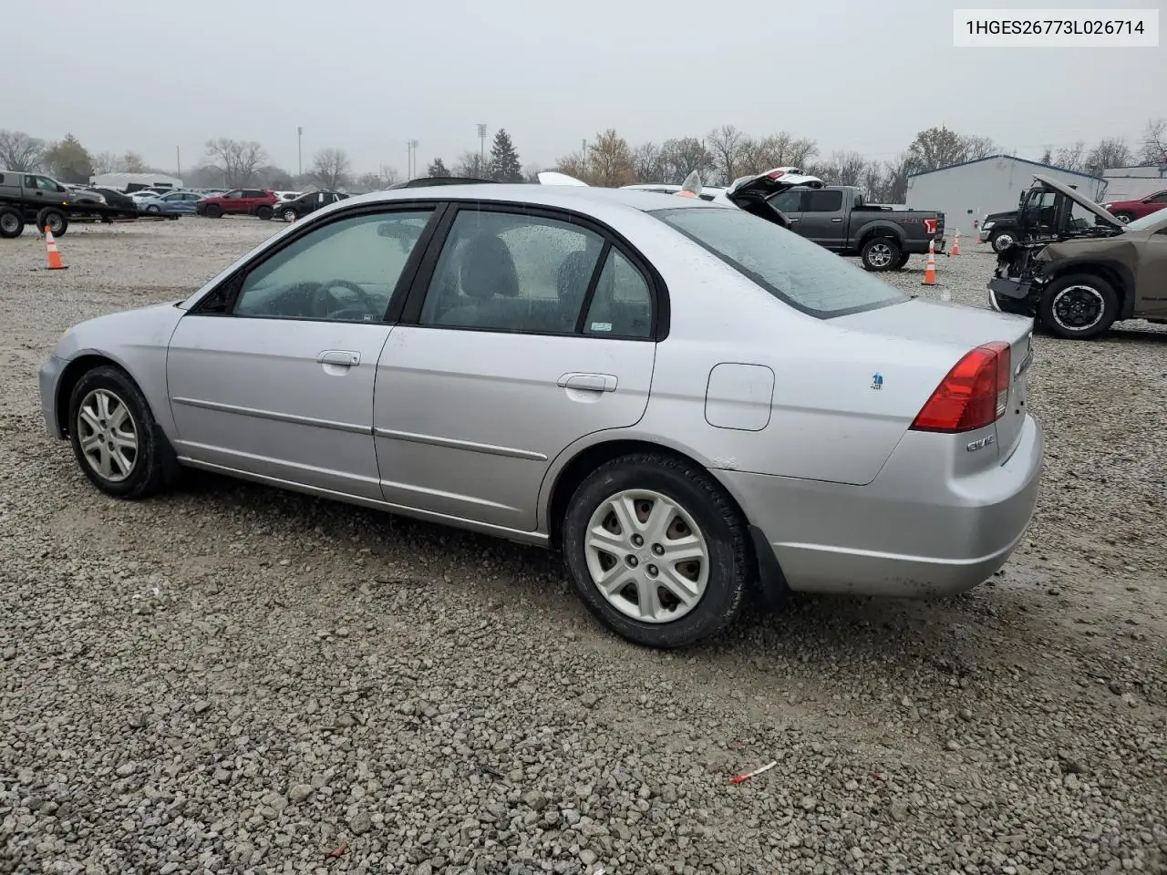 1HGES26773L026714 2003 Honda Civic Ex