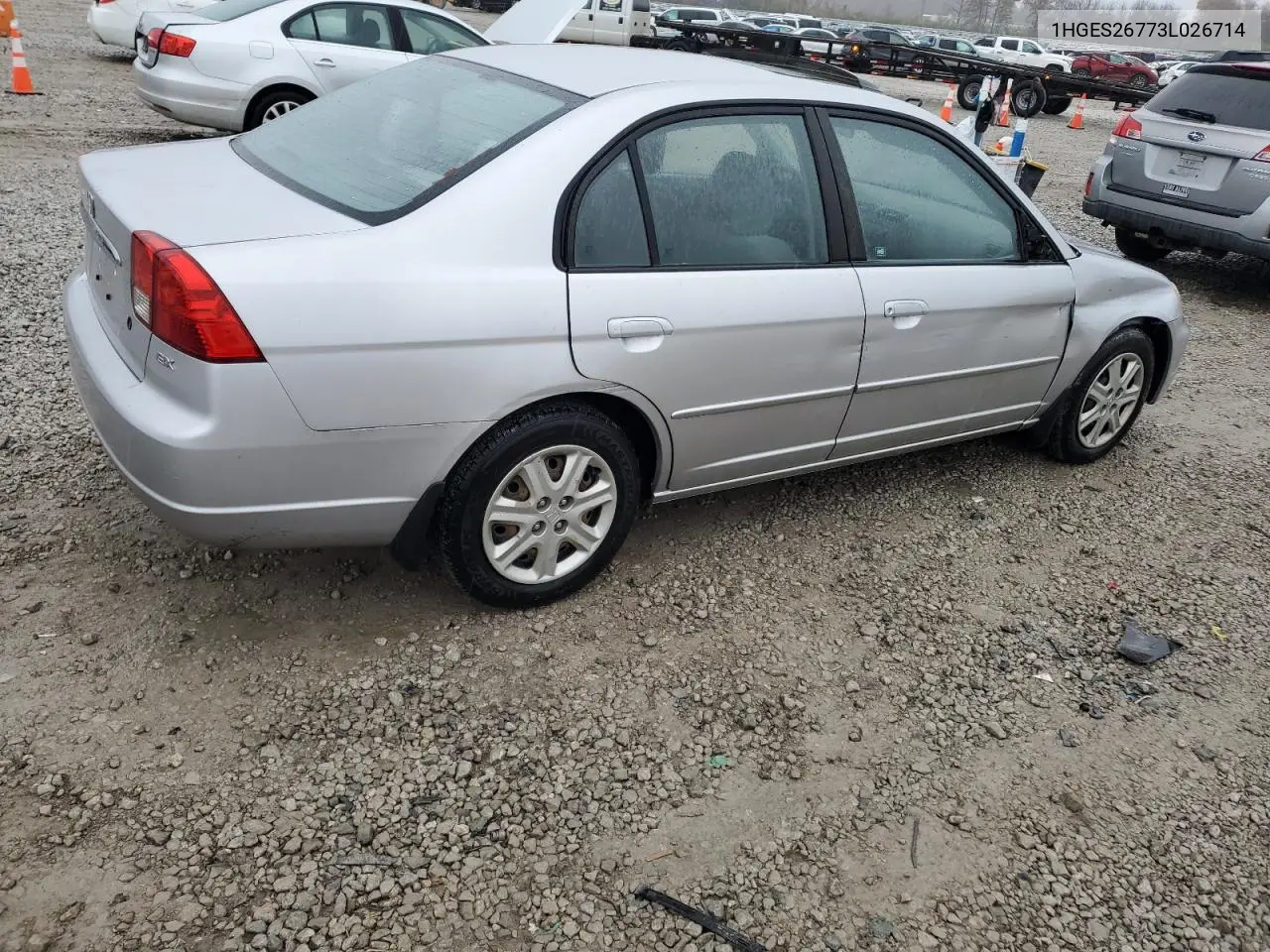 1HGES26773L026714 2003 Honda Civic Ex